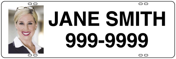 Real Estate Photo Sign Rider, 24 GA Steel 8"H X 24"W