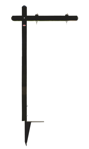 Samson Properties Aluminum Sign Post, 18"h x 24"w - Black