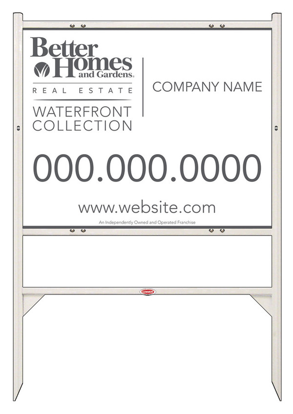 Waterfront Collection Angle Iron Frame And Panel Unit, 24 GA Steel 24"H X 30"W