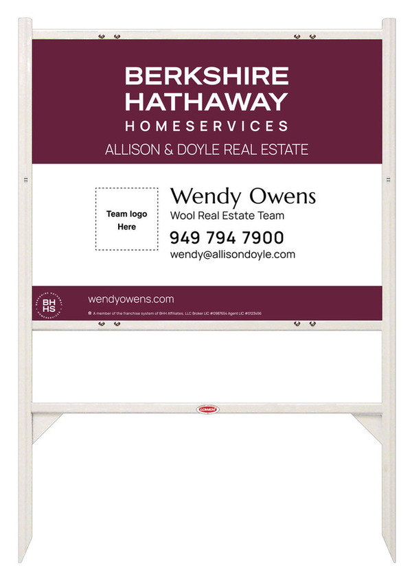 Angle Iron Frame And Team Logo Sign Panel Unit, 24"H X 30"W, Steel