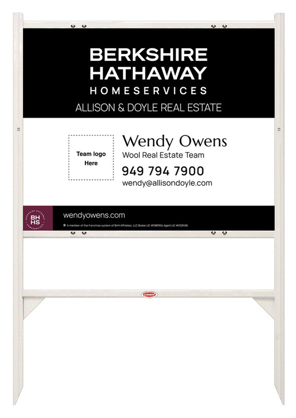 Angle Iron Frame And Team Logo Sign Panel Unit, 24"H X 30"W, Steel