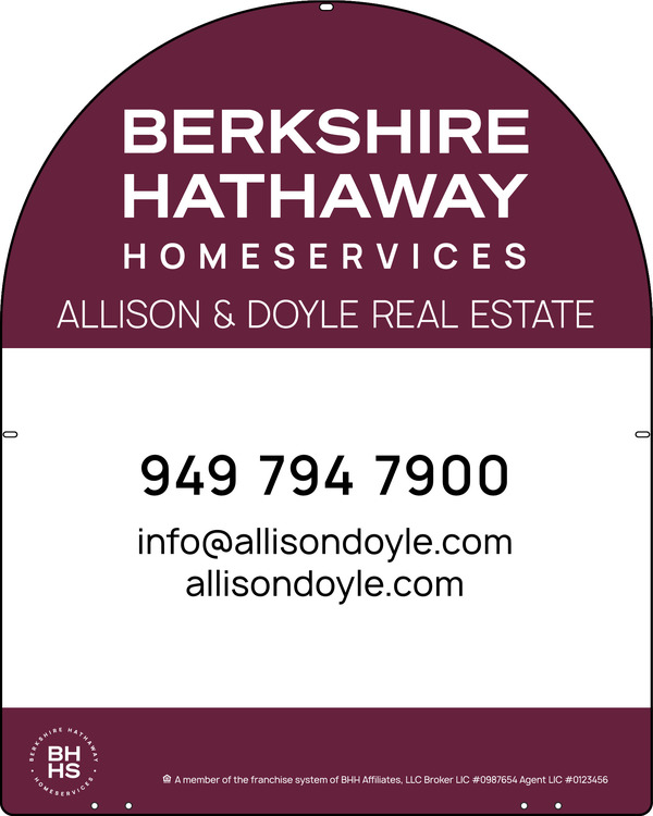 Arc Top Office Sign Panel, 30"H X 24", Steel