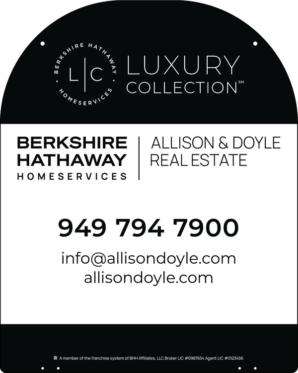 Reflective Hanging Yard Arm Dome Office Sign Panel, 30"H X 24"W, 3mm Aluminum Composite