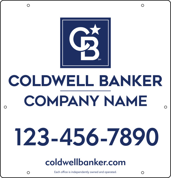 Office Hanging Sign Panel, 25"H X 24"W, .063 Aluminum