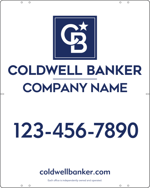 Reflective Office Sign Panel, 30"H X 24"W, 3mm Aluminum Composite