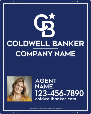 Agent Photo Sign Panel, 30"H X 24"W, 3mm Aluminum