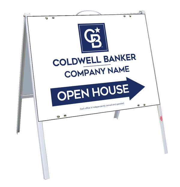 A-Frame And Office Open House Sign Panel Unit, 18"H X 24"W, .050 Poly