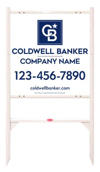 Angle Iron Frame And Reflective Office Sign Panel Unit, 24"H X 24"W, 3mm Aluminum Composite