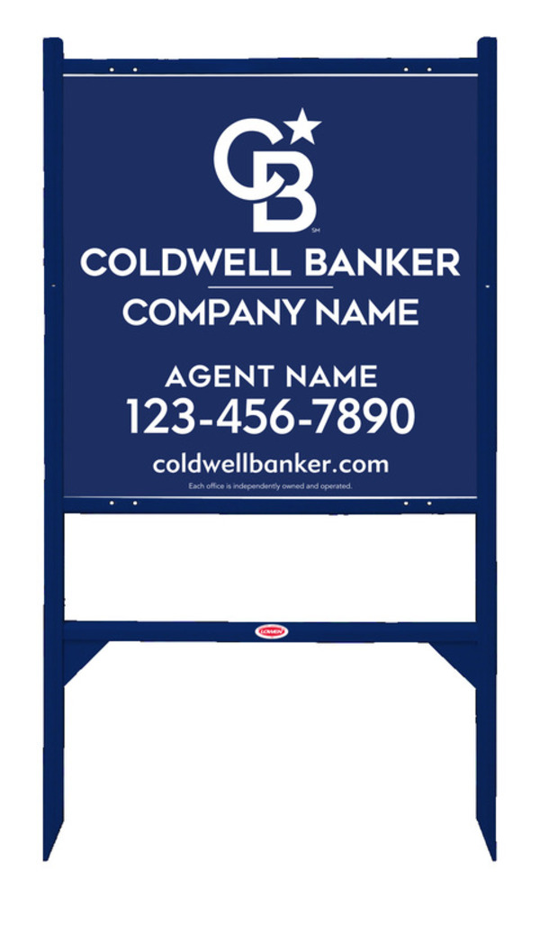 Angle Iron Frame And Agent Sign Panel Unit, 24"H X 24"W, .040 Aluminum