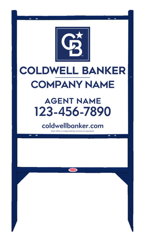 Angle Iron Frame And Agent Sign Panel Unit, 24"H X 24"W, .040 Aluminum