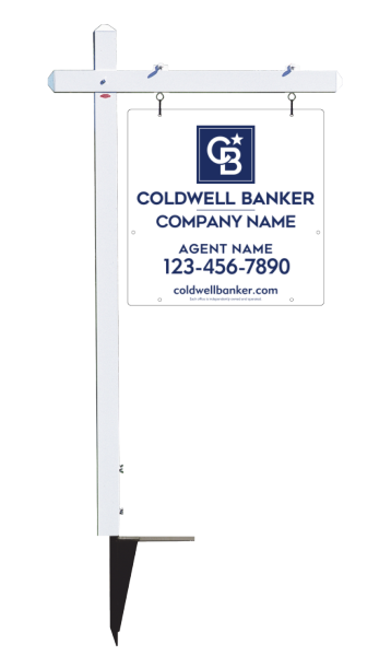 Sign Post And Reflective Agent Sign Panel Unit, 24"H X 24"W, 3mm Aluminum Composite