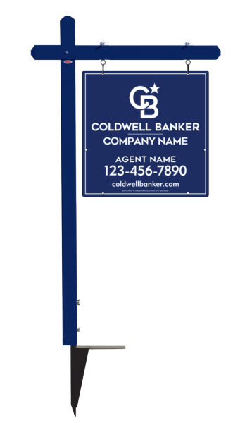 Sign Post And Reflective Agent Sign Panel Unit, 24"H X 24"W, 3mm Aluminum Composite