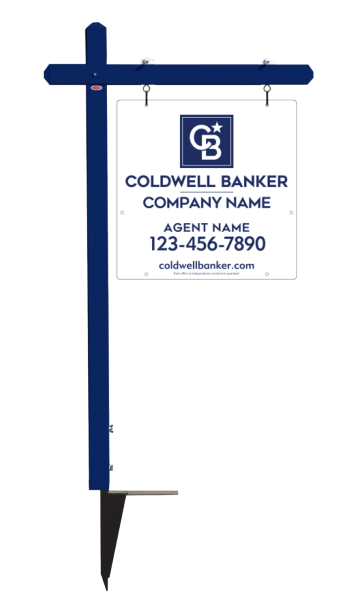 Sign Post And Reflective Agent Sign Panel Unit, 24"H X 24"W, 3mm Aluminum Composite