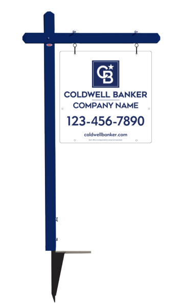 Sign Post And Office Sign Panel Unit, 24"H X 24"W, 3mm Aluminum Composite