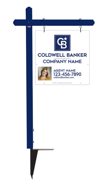 Sign Post And Reflective Agent Photo Sign Panel Unit, 24"H X 24"W, 3mm Aluminum Composite
