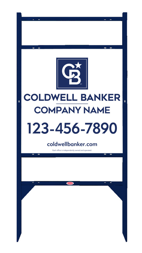 Angle Iron Frame W/ 2 Rider Inserts And Office Sign Panel Unit, 24"H X 24"W, .040 Aluminum