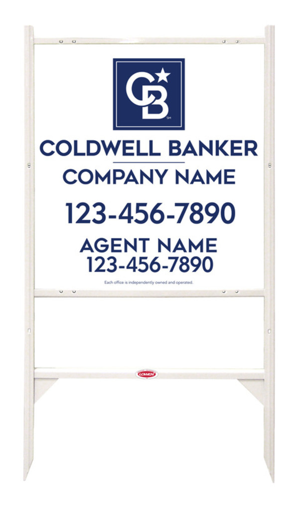 Angle Iron Frame And Reflective Agent Sign Panel Unit, 25"H X 24"W, 3mm Aluminum Composite