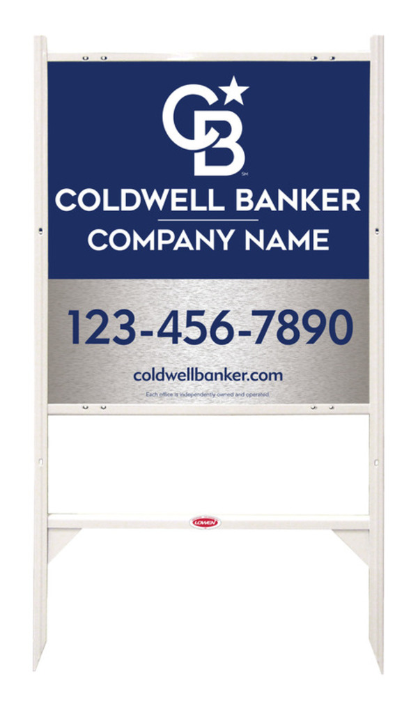 Angle Iron Frame And Office Sign Panel Unit, 25"H X 24"W, Brushed Aluminum Composite