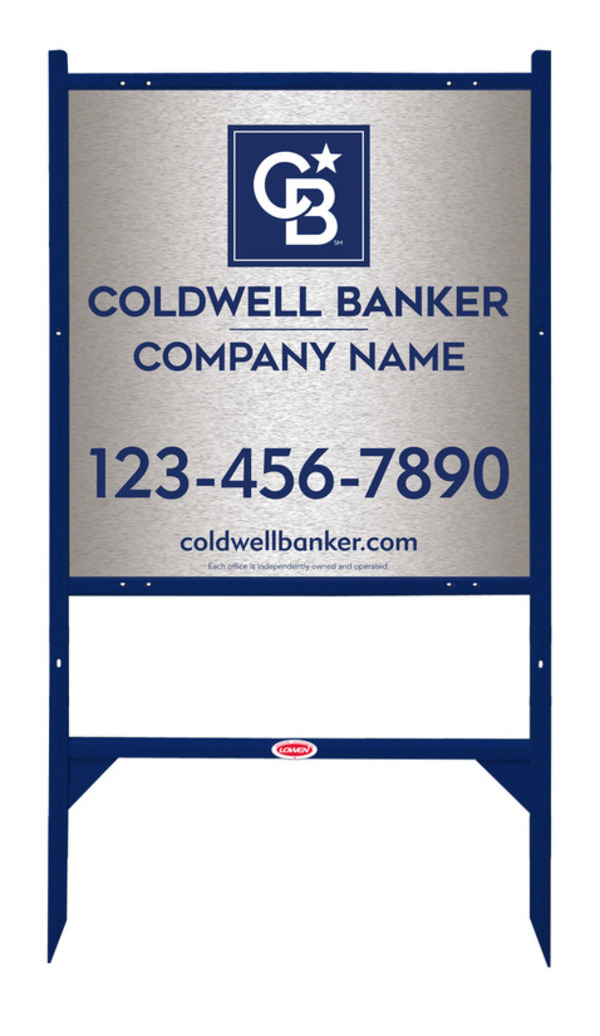 Angle Iron Frame And Office Sign Panel Unit, 25"H X 24"W, Brushed Aluminum Composite