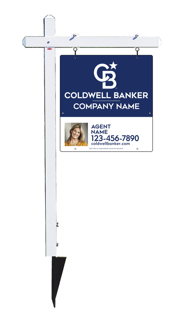 Sign Post And Reflective Agent Photo Sign Panel Unit, 25"H X 24"W, .063 Aluminum