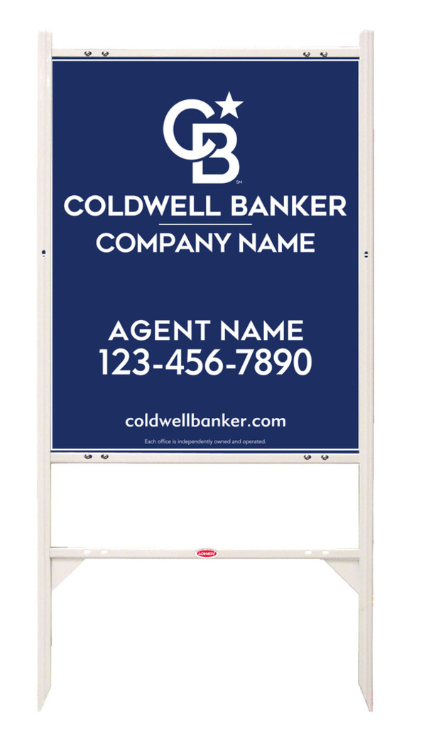 Angle Iron Frame And Agent Sign Panel Unit, 30"H X 24"W, .040 Aluminum