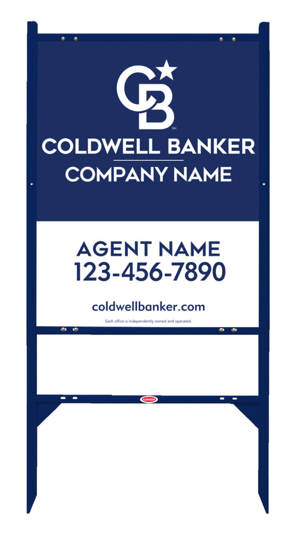 Angle Iron Frame And Agent Sign Panel Unit, 30"H X 24"W, .040 Aluminum