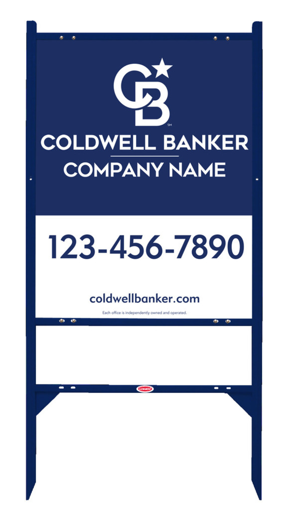 Angle Iron Frame And Reflective Office Sign Panel Unit, 30"H X 24"W, .040 Aluminum