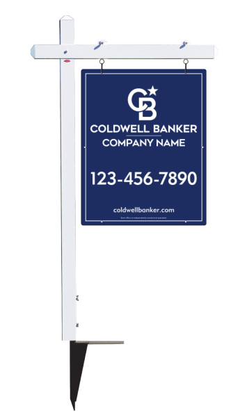 Sign Post And Office Sign Panel Unit, 30"H X 24"W, 3mm Aluminum Composite