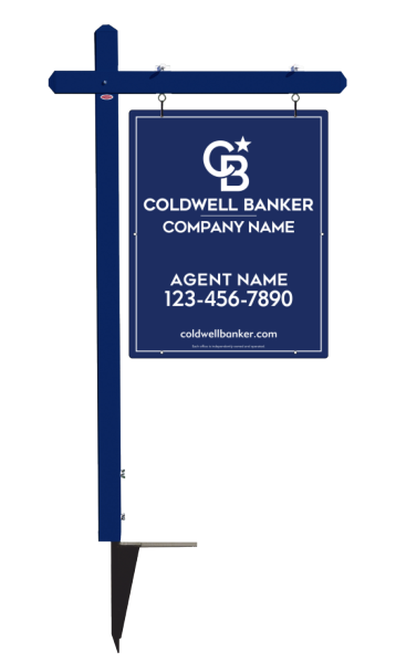 Sign Post And Reflective Agent Sign Panel Unit, 30"H X 24"W, 3mm Aluminum Composite