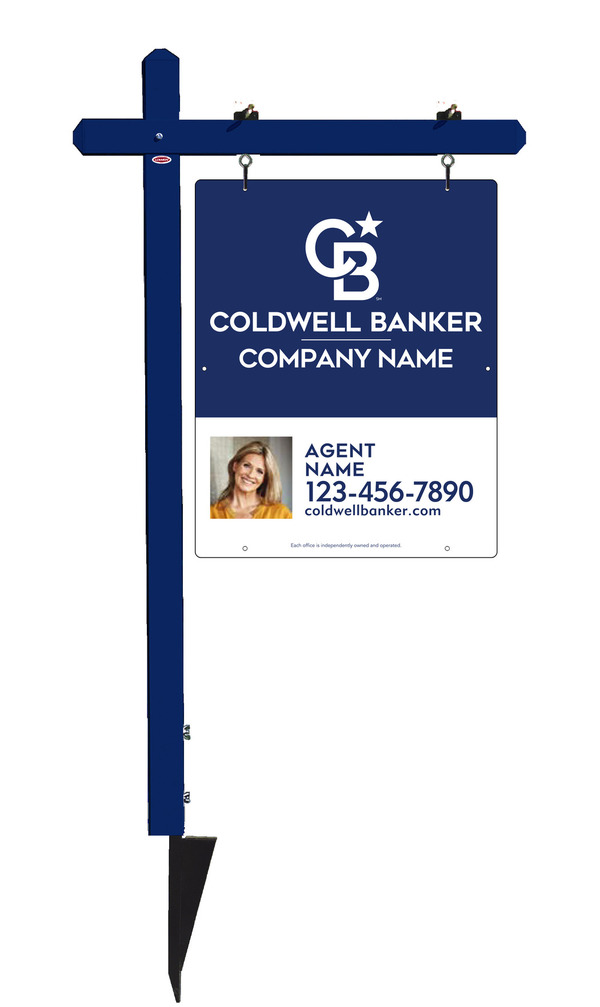 Sign Post And Reflective Agent Photo Sign Panel Unit, 30"H X 24"W, .063 Aluminum