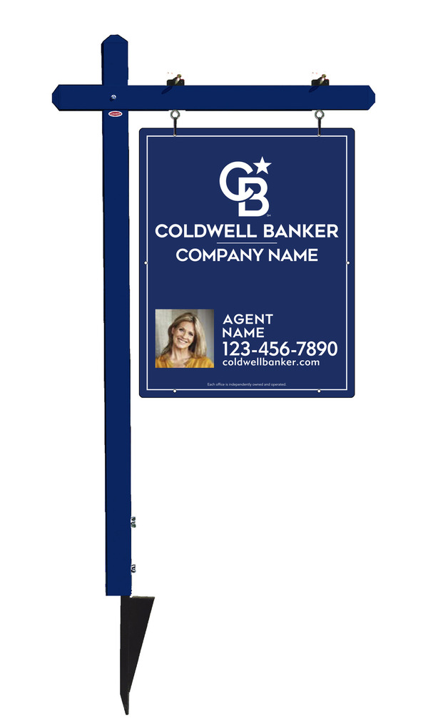 Sign Post And Reflective Agent Photo Sign Panel Unit, 30"H X 24"W, .063 Aluminum