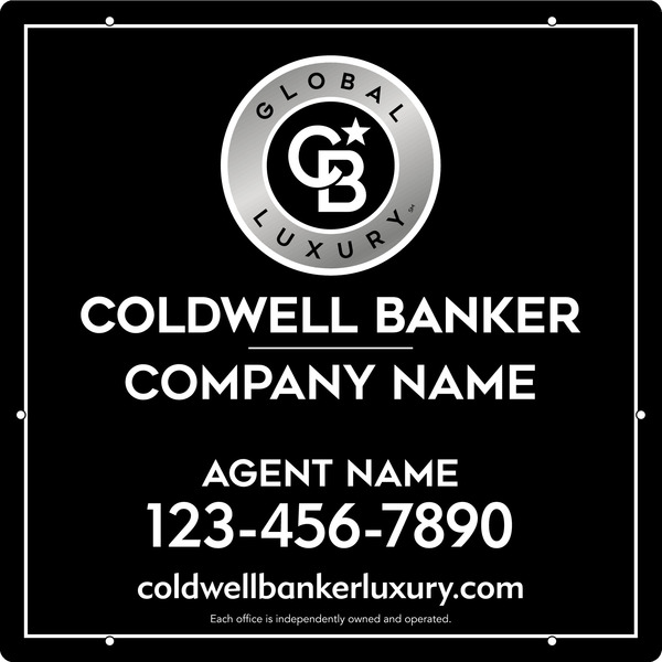 Agent Hanging Sign Panel, 24"H X 24"W, Poly