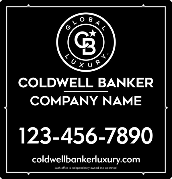 Office Hanging Sign Panel, 25"H X 24"W, Poly