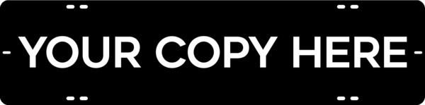 Custom Sign Rider, 6"H X 24"W, 3mm Aluminum Composite