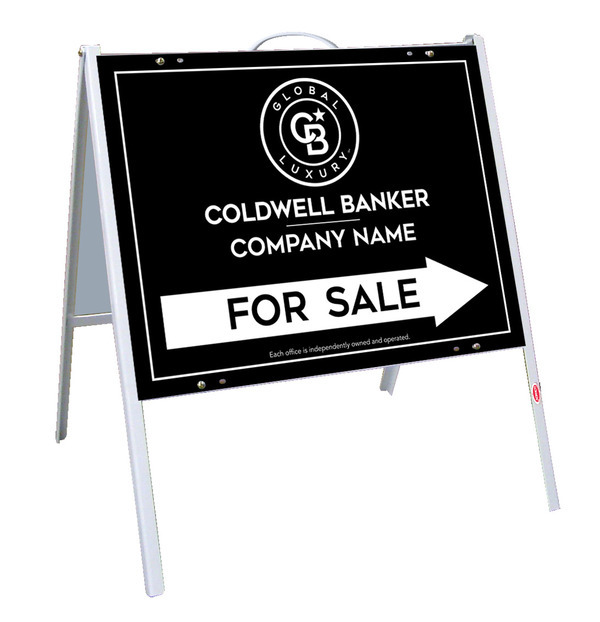 A-Frame And Office For Sale Sign Panel Unit, 18"H X 24"W, .050 Poly