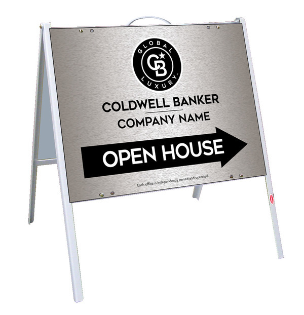 A-Frame And Office Open House Sign Panel Unit, 18"H X 24"W, .050 Poly