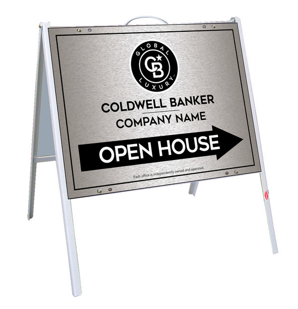 A-Frame And Office Open House Sign Panel Unit, 18"H X 24"W, .050 Poly