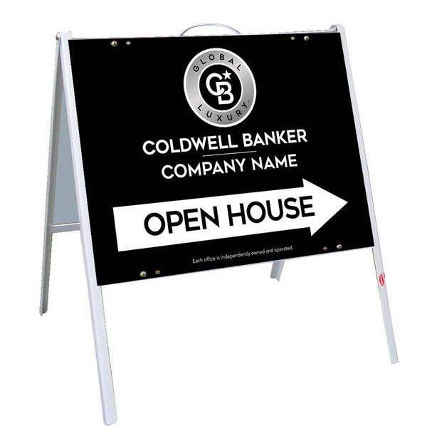 A-Frame And Office Open House Sign Panel Unit, 18"H X 24"W, .050 Poly
