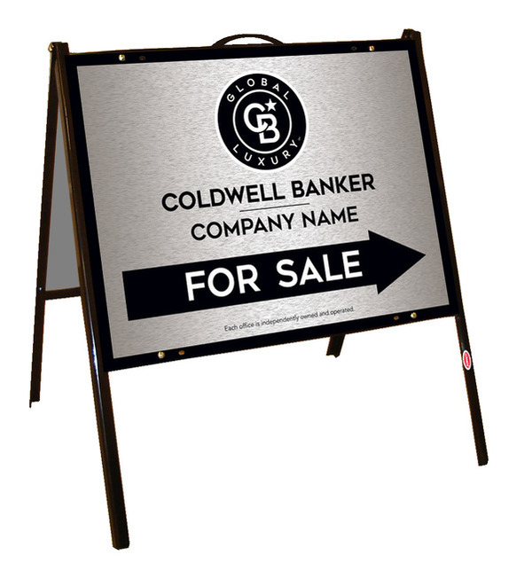 A-Frame And Office For Sale Sign Panel Unit, 18"H X 24"W, .050 Poly