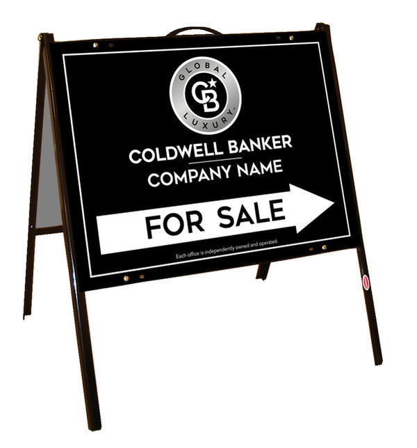 A-Frame And Office For Sale Sign Panel Unit, 18"H X 24"W, .050 Poly