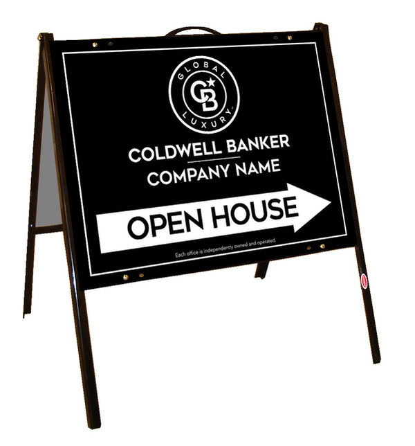 A-Frame And Office Open House Sign Panel Unit, 18"H X 24"W, .050 Poly