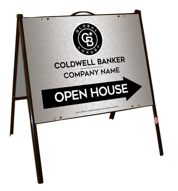 A-Frame And Office Open House Sign Panel Unit, 18"H X 24"W, .050 Poly