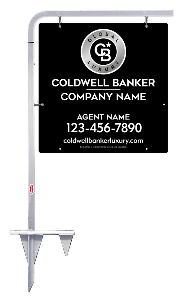 Tubular Stake And Reflective Agent Sign Panel Unit, 24"H X 24"W, .063 Aluminum