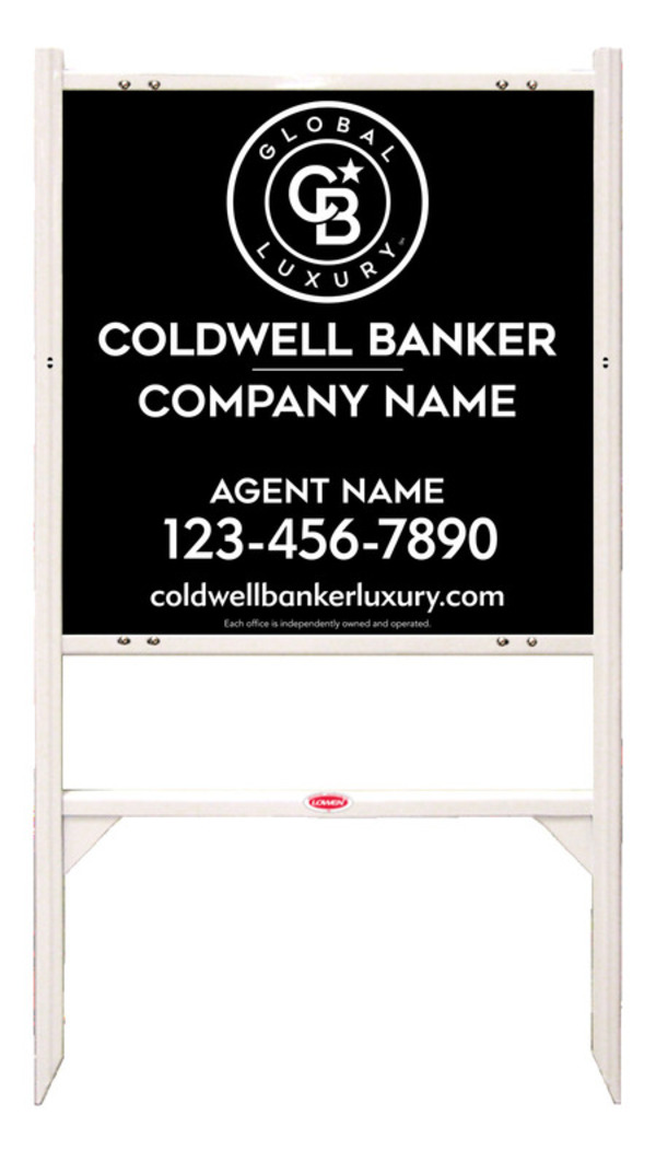 Angle Iron Frame And Agent Sign Panel Unit, 24"H X 24"W, .040 Aluminum