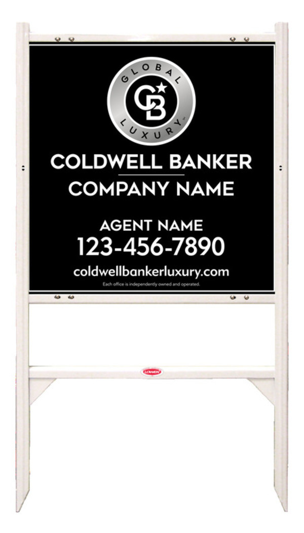 Angle Iron Frame And Agent Sign Panel Unit, 24"H X 24"W, .040 Aluminum