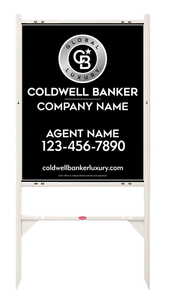 Angle Iron Frame And Reflective Agent Sign Panel Unit, 30"H X 24"W, .040 Aluminum