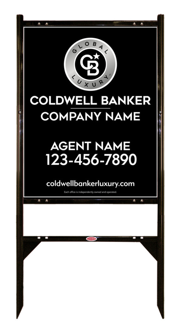 Angle Iron Frame And Agent Sign Panel Unit, 30"H X 24"W, .040 Aluminum