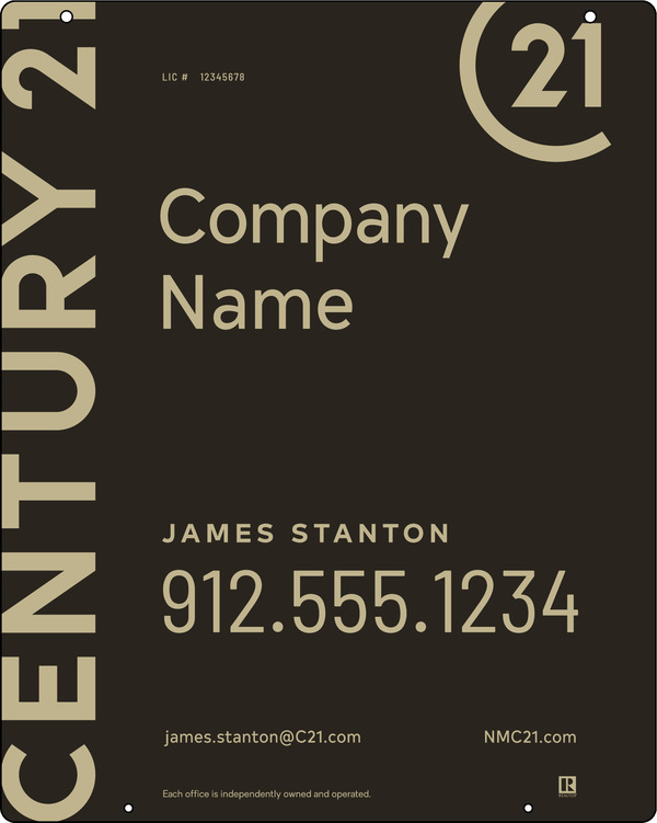 Reflective Hanging Sign Panel, 30"H X 24"W, 3mm Aluminum Composite