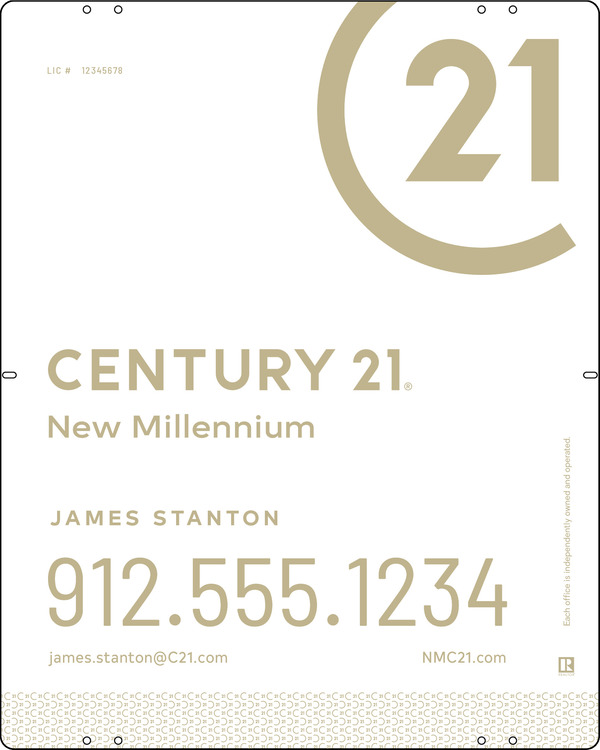 Reflective Sign Panel Df, 30H X 24"W, 3mm Aluminum Composite