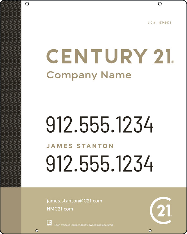 Reflective Hanging Sign Panel, 30"H X 24"W, 3mm Aluminum Composite